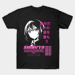 Shibuya Anime Style t-shirt, Streetwear t-shirt T-Shirt